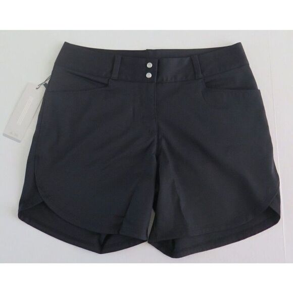 adidas BC1105 180 Women's Sz 2 Black Essentials Golf Shorts - Picture 1 of 5